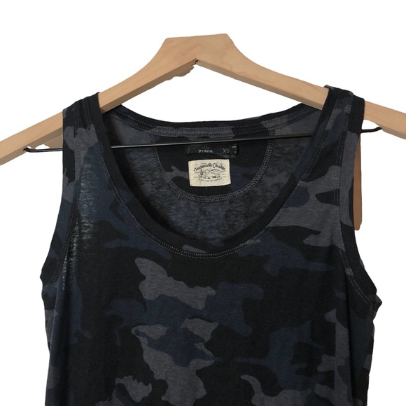 Prana Black Grey Camo Tank Sustainable - Picture 2 of 5